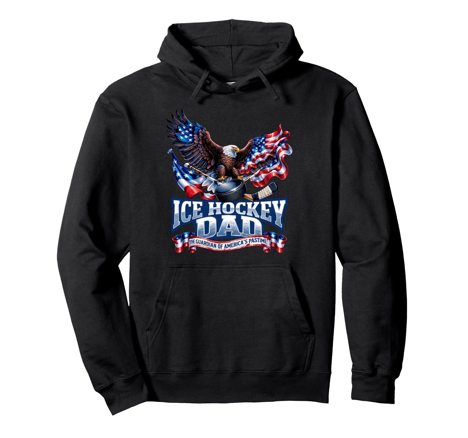 American Flag Patriotic Usa Proud Ice Hoodie - Streetwear Style for Adults - T-Shirt, Sweatshirt, Hoodie