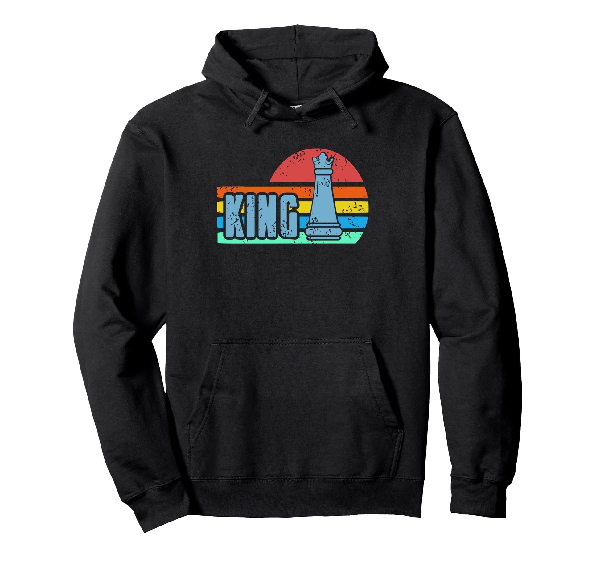 Master Strategy Chess Rainbow Vibe Hoodie - Graphic Print Unisex - T-Shirt, Sweatshirt, Hoodie