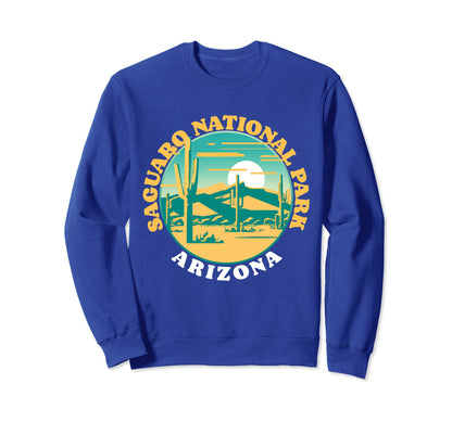 Saguaro National Park Arizona Sweatshirt - Fun Novelty Design for Adults - T-Shirt, Sweatshirt, Hoodie
