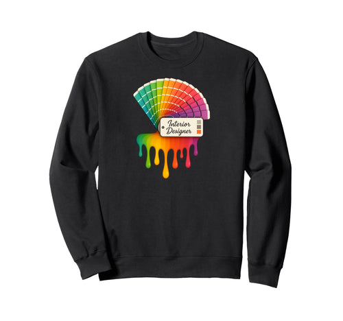 Fun Color Creative Artist Interior Sweatshirt - Minimalist Print Men Women - T-Shirt, Sweatshirt, Hoodie