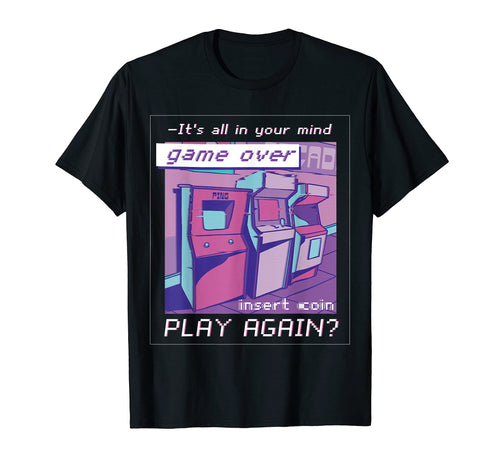 Game Arcade Vaporwave Japanese Anime T-Shirt - Novelty Apparel Men Women - T-Shirt, Sweatshirt, Hoodie