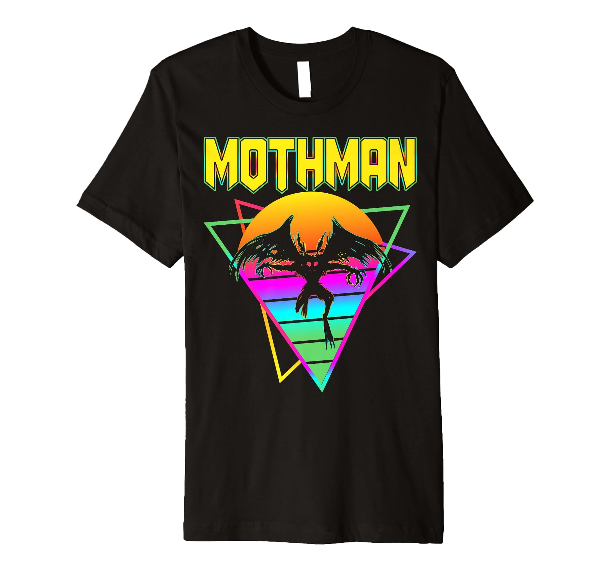Vaporwave Aesthetic Mothman Cryptozoology T-Shirt - Unique Graphic Unisex - T-Shirt, Sweatshirt, Hoodie
