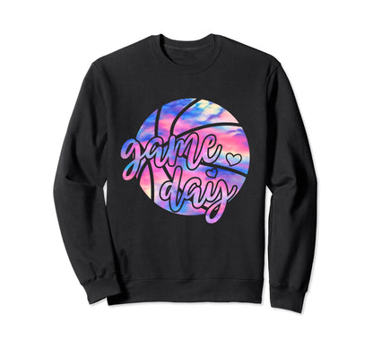 Funny Game Day Tie Dye Sweatshirt - Casual Everyday Wear Men Women - T-Shirt, Sweatshirt, Hoodie