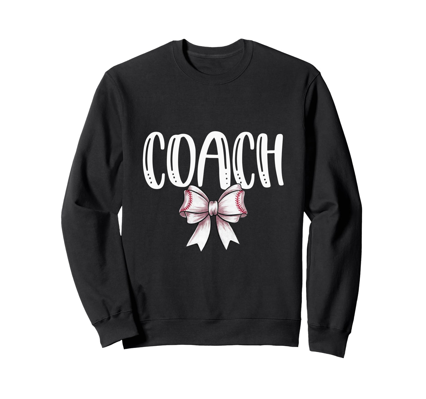 Coquette Baseball Coach Spirit Sweatshirt - Unique Graphic for Adults - T-Shirt, Sweatshirt, Hoodie