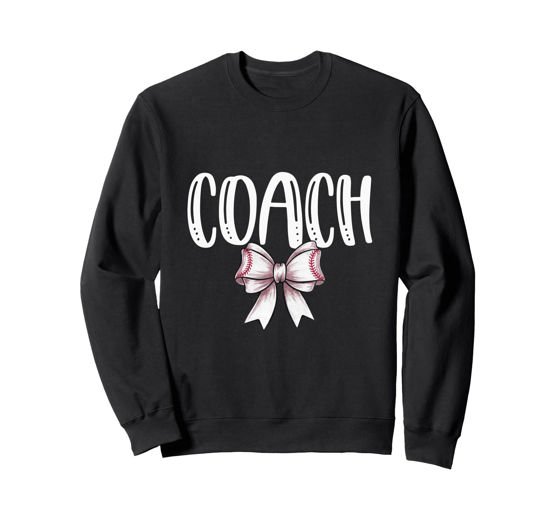 Coquette Baseball Coach Spirit Sweatshirt - Unique Graphic for Adults - T-Shirt, Sweatshirt, Hoodie