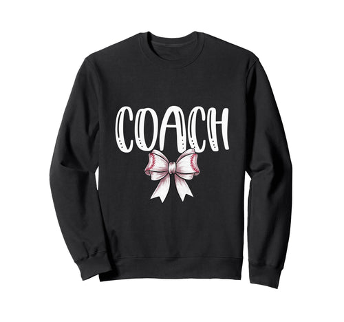 Coquette Baseball Coach Spirit Sweatshirt - Unique Graphic for Adults - T-Shirt, Sweatshirt, Hoodie