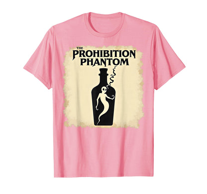 Halloween History Prohibition Phantom T-Shirt - Minimalist Print Men Women - T-Shirt, Sweatshirt, Hoodie