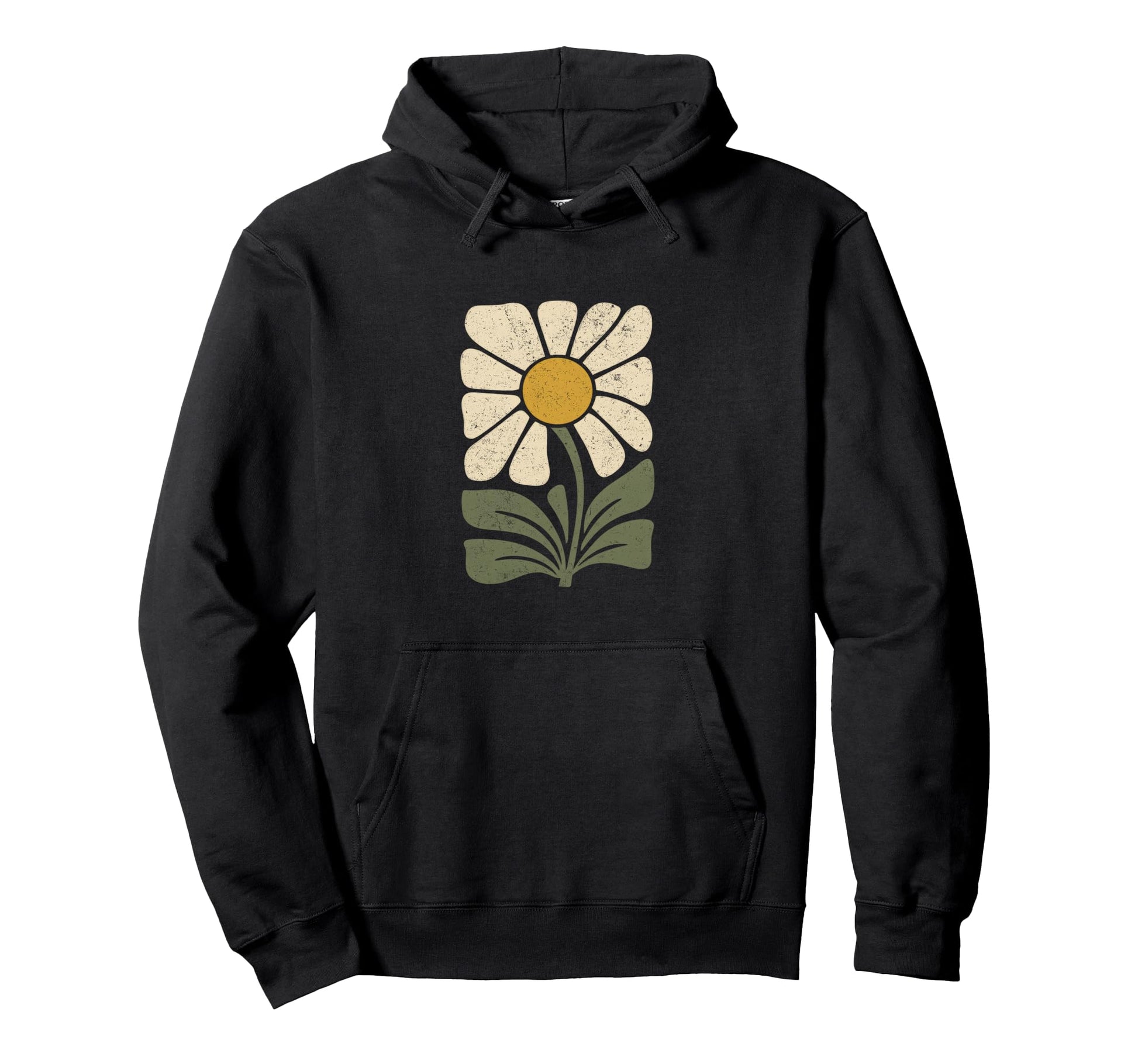 Boho Daisy Flower Wildflower Hoodie - Casual Everyday Wear Men Women - T-Shirt, Sweatshirt, Hoodie