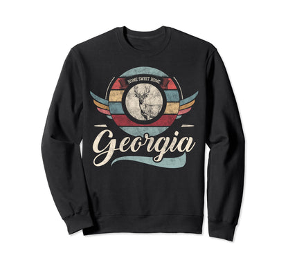 Georgia State Animal Deer Sweet Sweatshirt - Custom Art Print Men Women - T-Shirt, Sweatshirt, Hoodie