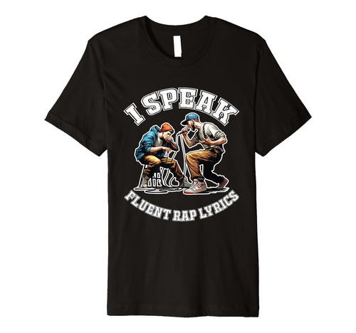 Fluent Rap Lyrics Rapper 50 Years T-Shirt - Aesthetic Graphic for Adults - T-Shirt, Sweatshirt, Hoodie