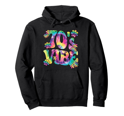70S Vibe 70S Hippie Rainbow Groovy Hoodie - Unique Graphic for Adults - T-Shirt, Sweatshirt, Hoodie