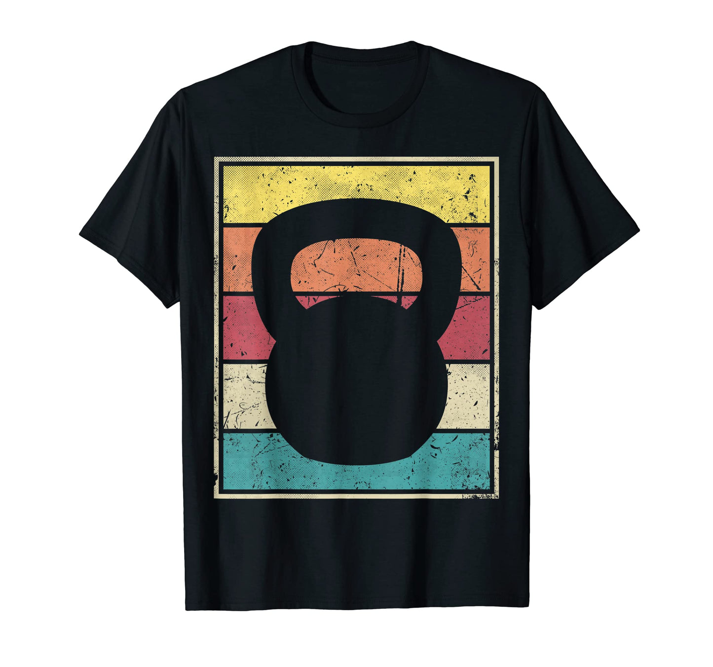 Kettlebell Stripes T-Shirt - Casual Everyday Wear for Adults - T-Shirt, Sweatshirt, Hoodie