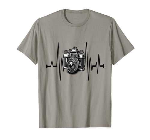 Womens Funny Camera Heartbeat T-Shirt - Aesthetic Graphic Unisex - T-Shirt, Sweatshirt, Hoodie