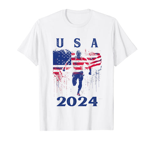 Usa Flag 2024 Fathers Day American T-Shirt - Trendy Graphic Men Women - T-Shirt, Sweatshirt, Hoodie