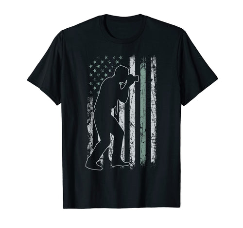 Photography Usa Flag Camera 4Th July T-Shirt - Unique Graphic Unisex - T-Shirt, Sweatshirt, Hoodie