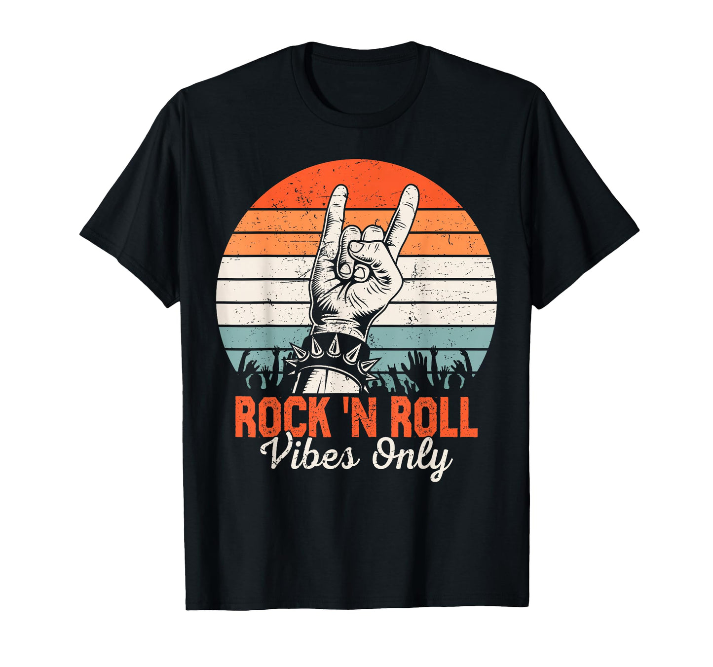 Rock N Roll Vibes Only Rock Band T-Shirt - Novelty Apparel for Adults - T-Shirt, Sweatshirt, Hoodie