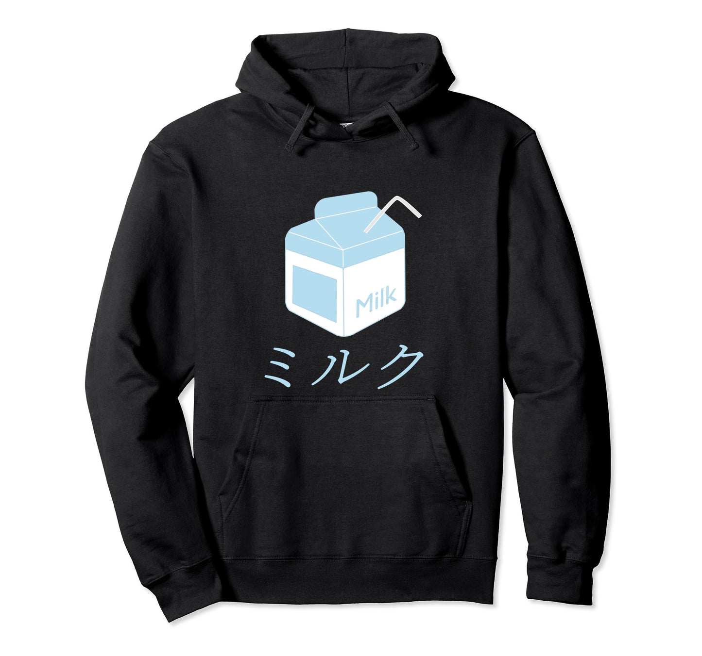 Aesthetic Milk Vaporwave Milk Carton Hoodie - Custom Art Print Men Women - T-Shirt, Sweatshirt, Hoodie