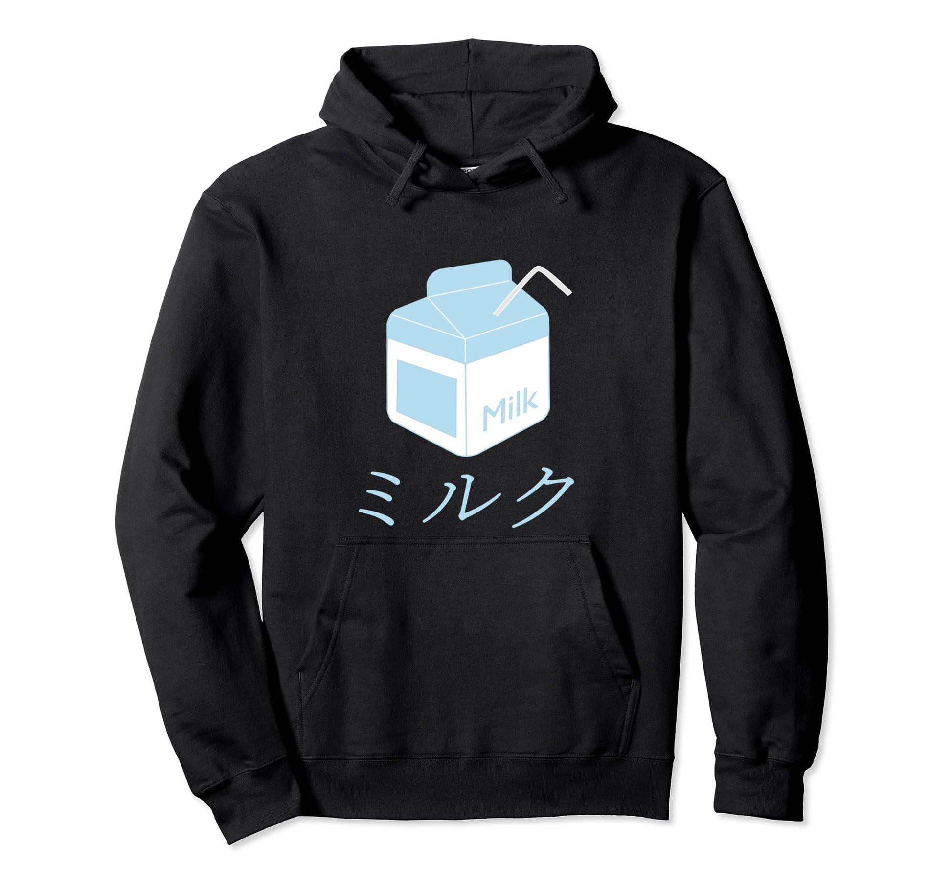 Aesthetic Milk Vaporwave Milk Carton Hoodie - Custom Art Print Men Women - T-Shirt, Sweatshirt, Hoodie