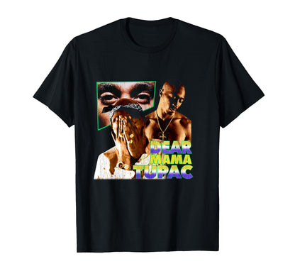 Tupac Dear Mama Photos T-Shirt - Minimalist Print for Adults - T-Shirt, Sweatshirt, Hoodie