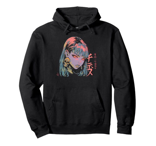 Goth Grunge Demon Anime Waifu Horror Alt Hoodie - Trendy Graphic Men Women - T-Shirt, Sweatshirt, Hoodie