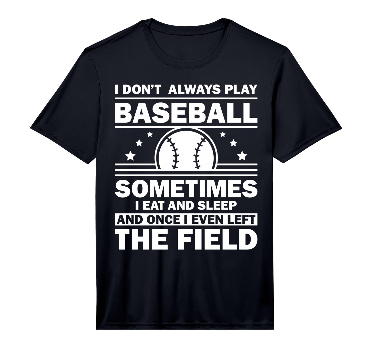 Funny Baseball Themed Art Baseball T-Shirt - Custom Art Print for Adults - T-Shirt, Sweatshirt, Hoodie