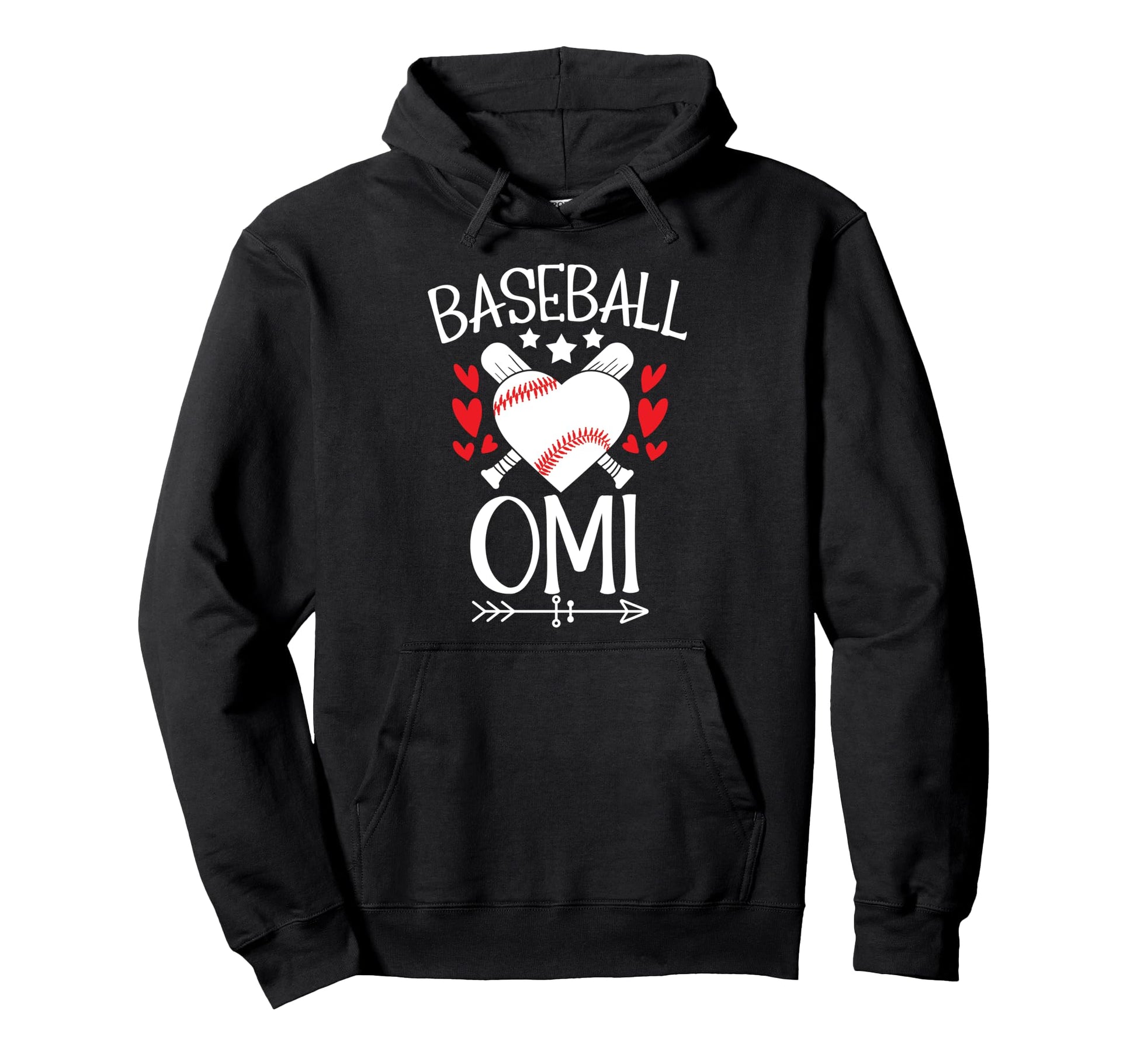 Baseball Omi Grandma Omi Baseball Player Hoodie - Streetwear Style Unisex - T-Shirt, Sweatshirt, Hoodie