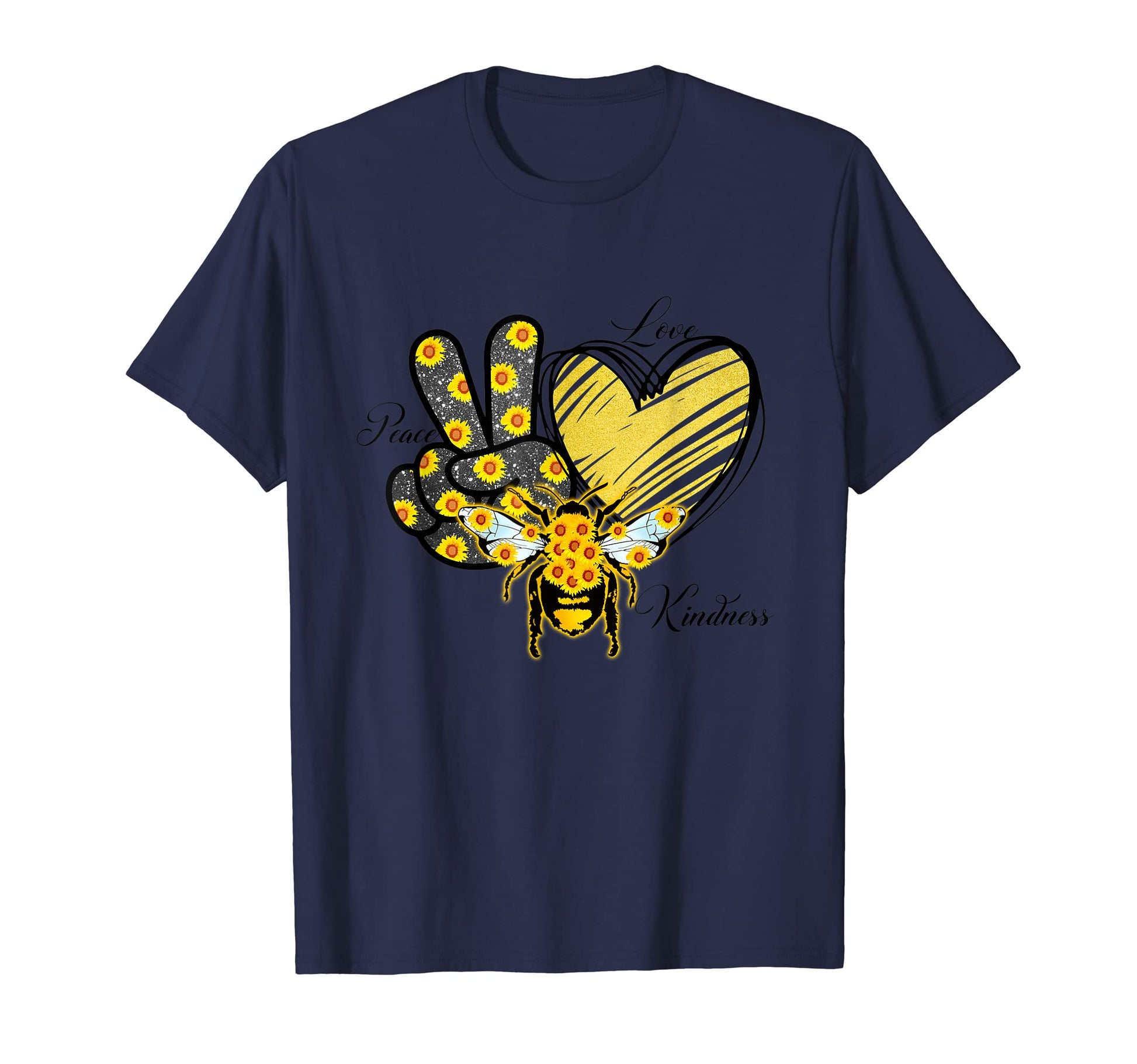 Sunflower Love Flower Sunshine T-Shirt - Casual Everyday Wear Unisex - T-Shirt, Sweatshirt, Hoodie