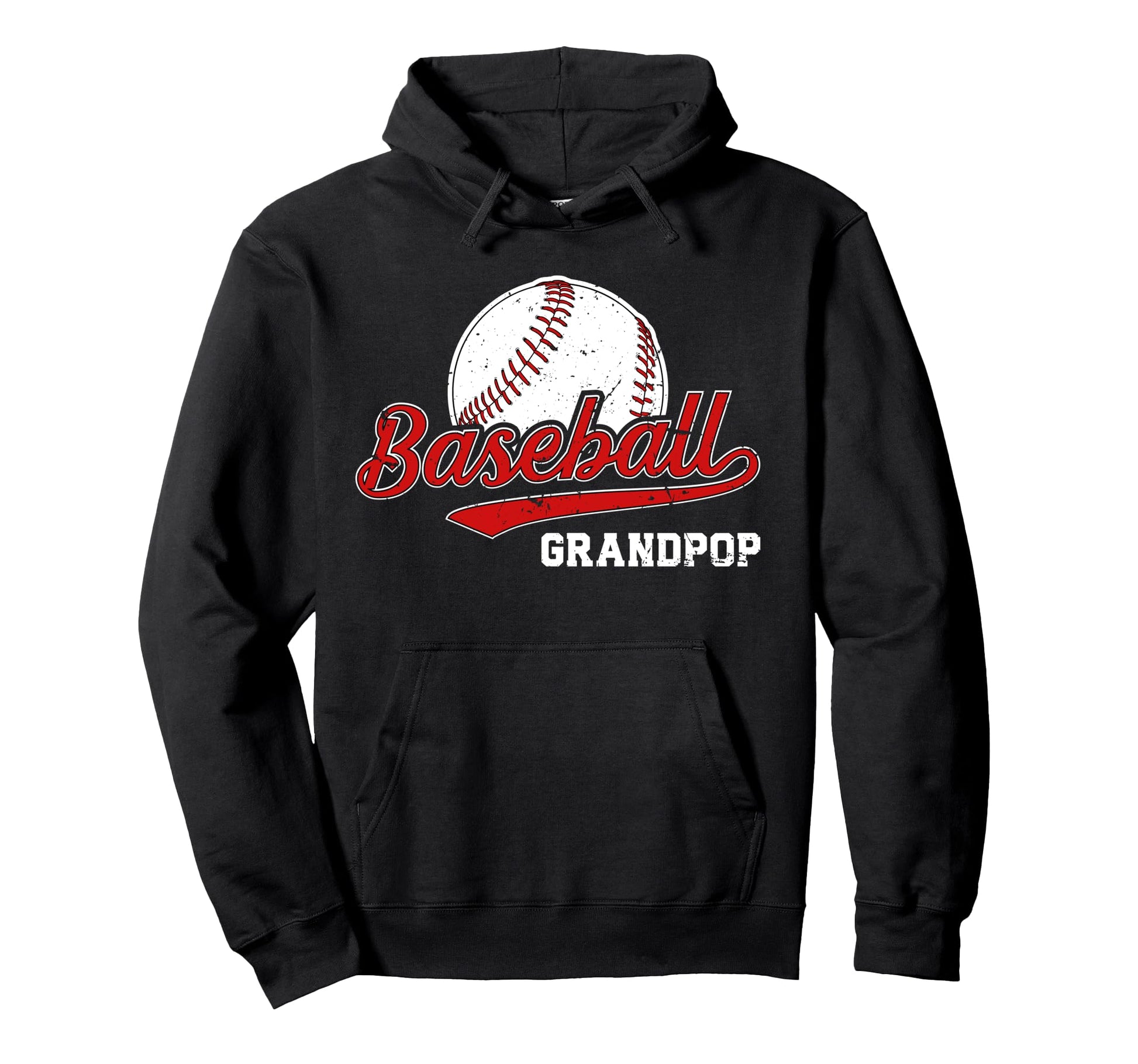Baseball Grandpop Baseball Player Hoodie - Aesthetic Graphic Men Women - T-Shirt, Sweatshirt, Hoodie