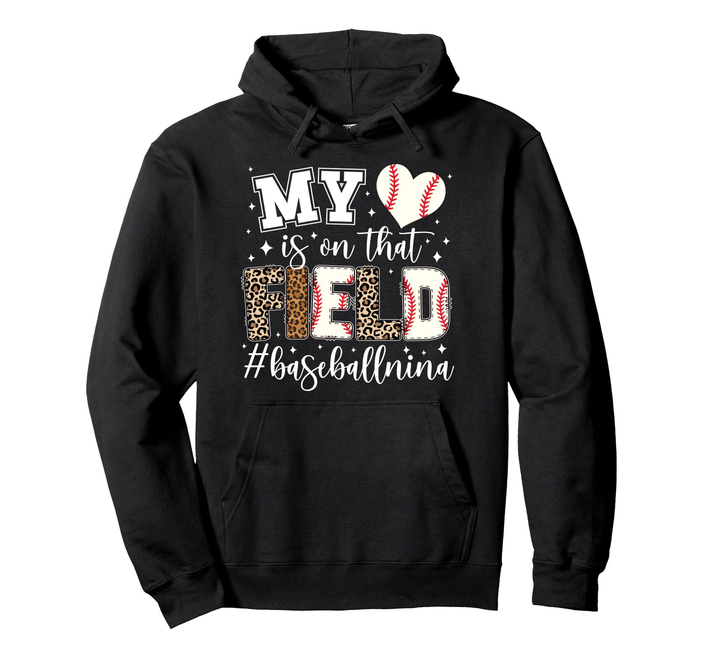 That Field Baseball Nina Baseball Hoodie - Streetwear Style Men Women - T-Shirt, Sweatshirt, Hoodie