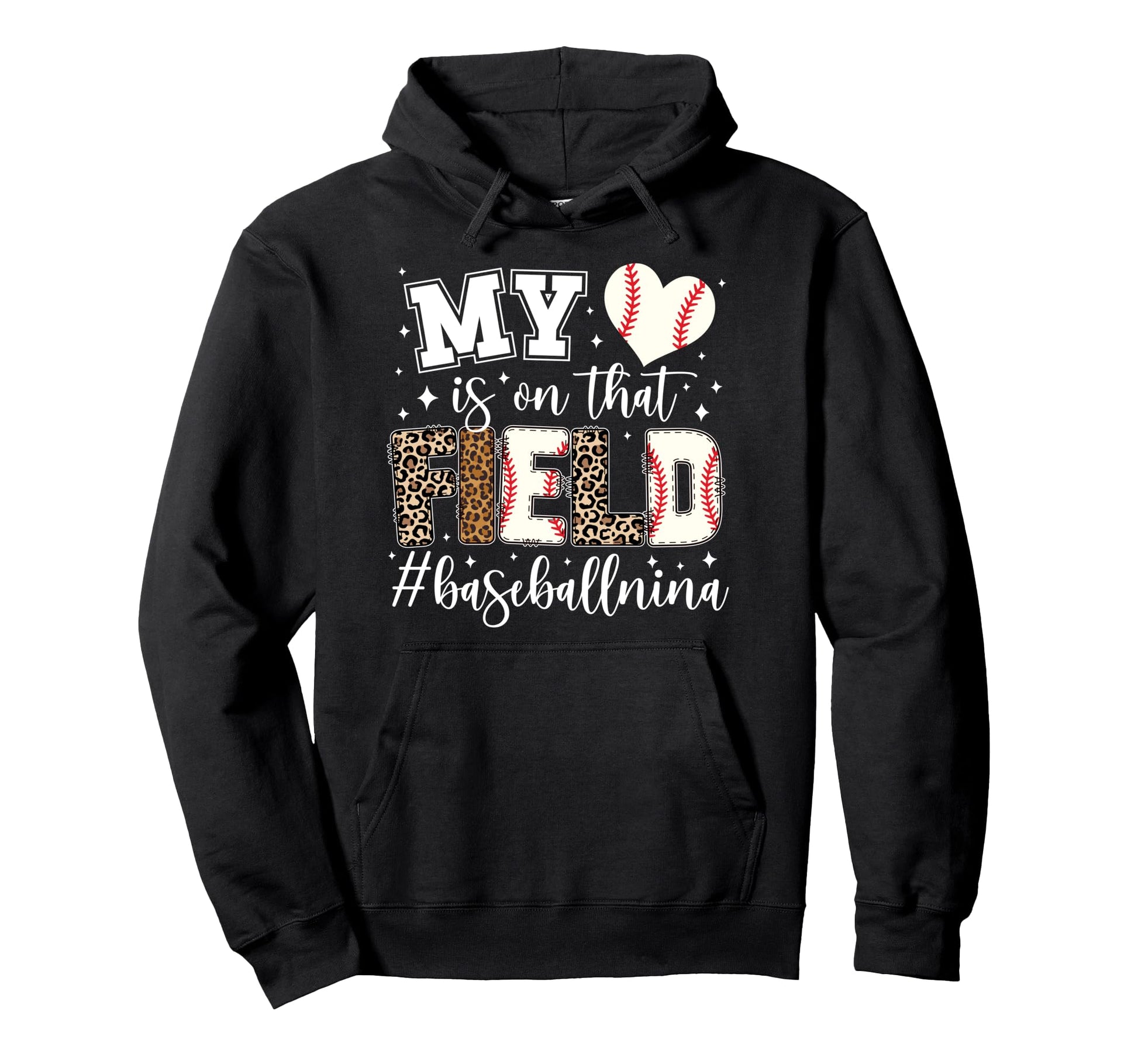 That Field Baseball Nina Baseball Hoodie - Streetwear Style Men Women - T-Shirt, Sweatshirt, Hoodie