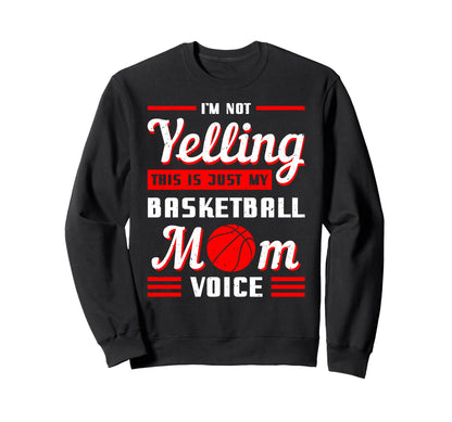 Basketball Mom Sport Proud Team Sweatshirt - Minimalist Print Unisex - T-Shirt, Sweatshirt, Hoodie