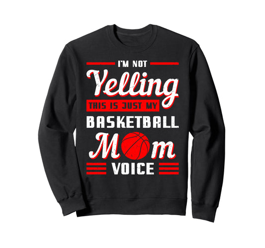 Basketball Mom Sport Proud Team Sweatshirt - Minimalist Print Unisex - T-Shirt, Sweatshirt, Hoodie
