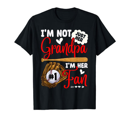 Not Just Her Grandpa Her Number 1 T-Shirt - Aesthetic Graphic for Adults - T-Shirt, Sweatshirt, Hoodie