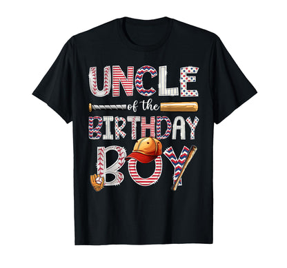 Uncle Birthday Baseball Player T-Shirt - Aesthetic Graphic Men Women - T-Shirt, Sweatshirt, Hoodie