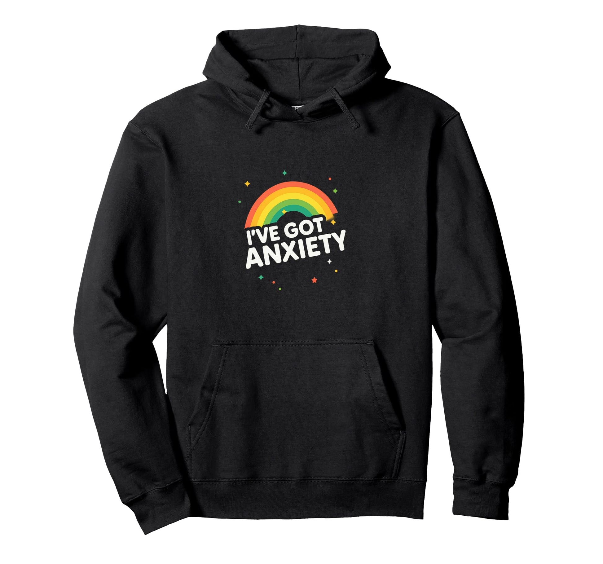 Funny Rainbow Mental Health Awareness Hoodie - Trendy Graphic for Adults - T-Shirt, Sweatshirt, Hoodie