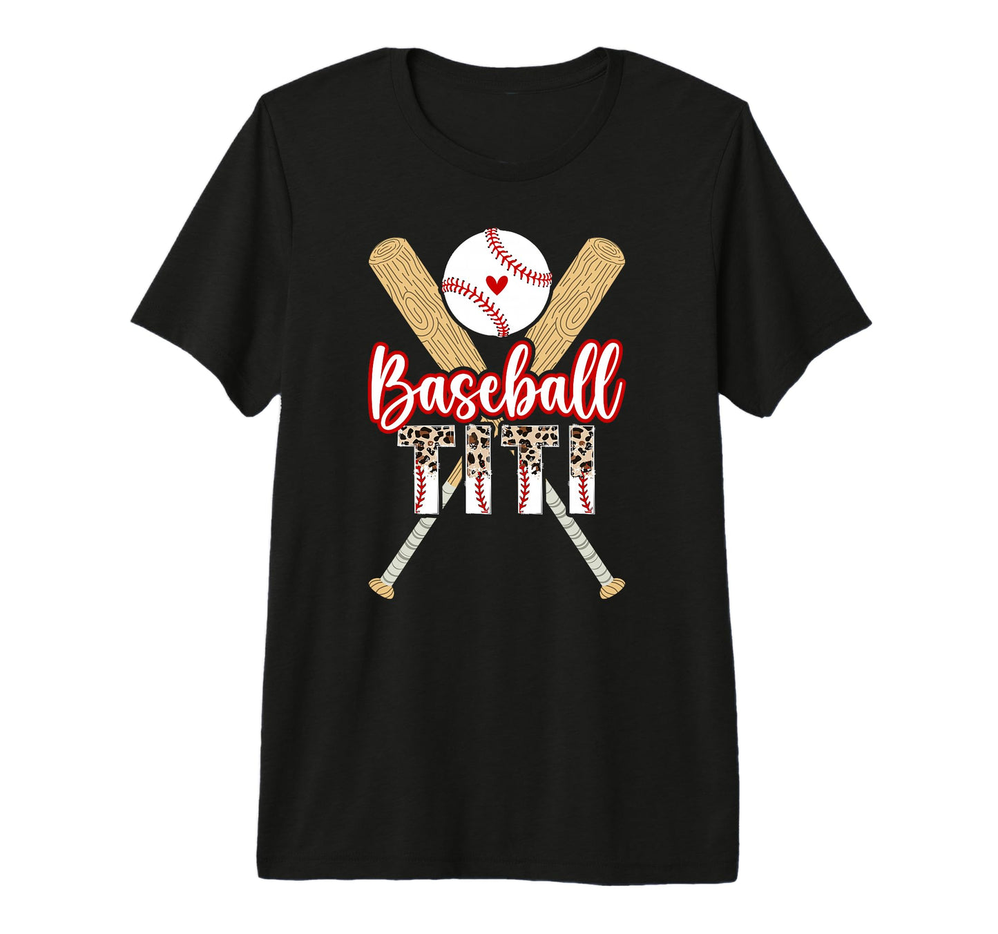 Baseball Titi Leopard Titi T-Shirt - Fun Novelty Design for Adults - T-Shirt, Sweatshirt, Hoodie