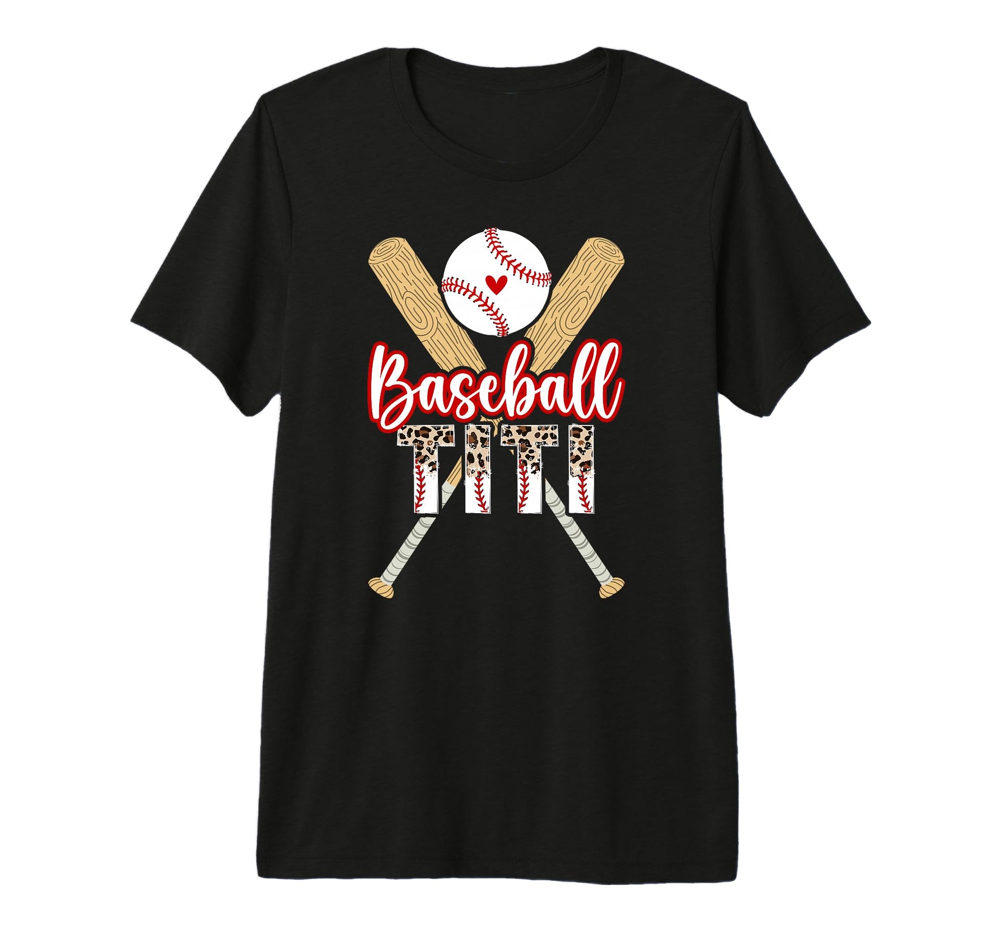 Baseball Titi Leopard Titi T-Shirt - Fun Novelty Design for Adults - T-Shirt, Sweatshirt, Hoodie