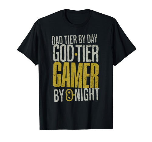 Funny Gaming Dad Tier Day God Level T-Shirt - Aesthetic Graphic Unisex - T-Shirt, Sweatshirt, Hoodie