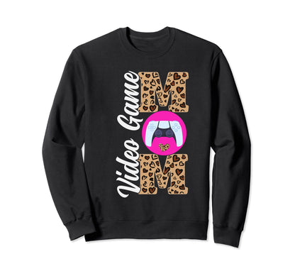 Video Game Mom Mothers Day Video Game Sweatshirt - Custom Art Print Unisex - T-Shirt, Sweatshirt, Hoodie
