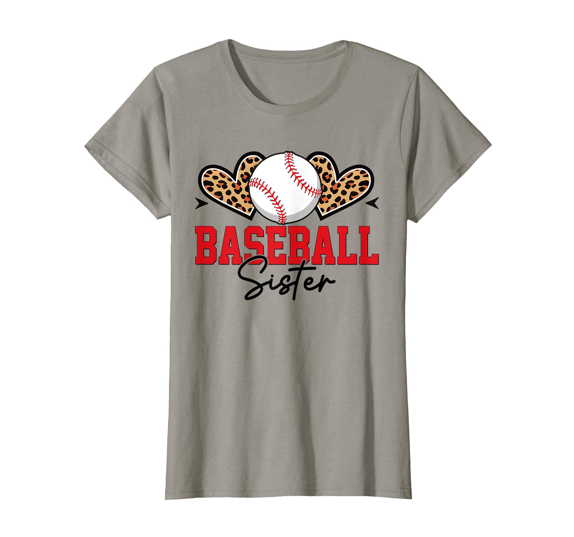 Baseball Sister Womens Baseball Game T-Shirt - Custom Art Print for Adults - T-Shirt, Sweatshirt, Hoodie