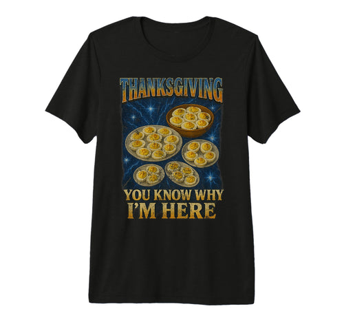 Thanksgiving 90S 2000S Hip Hop Deviled T-Shirt - Graphic Print for Adults - T-Shirt, Sweatshirt, Hoodie