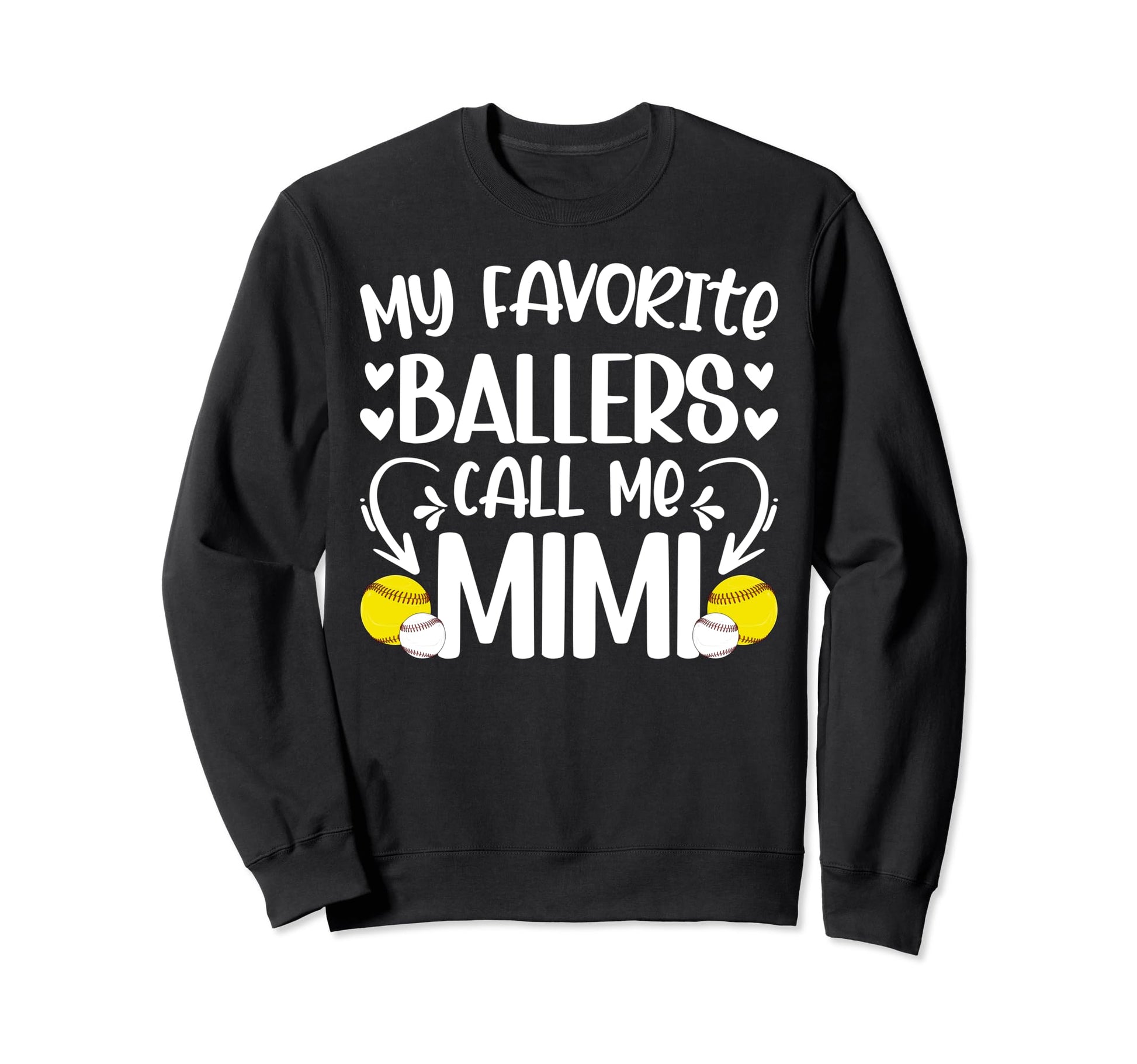 Favorite Ballers Call Me Mimi Sweatshirt - Custom Art Print for Adults - T-Shirt, Sweatshirt, Hoodie