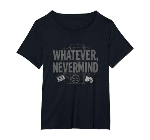 Whatever Nevermind Gen X Nostalgic 90S T-Shirt - Fun Novelty Design Unisex - T-Shirt, Sweatshirt, Hoodie