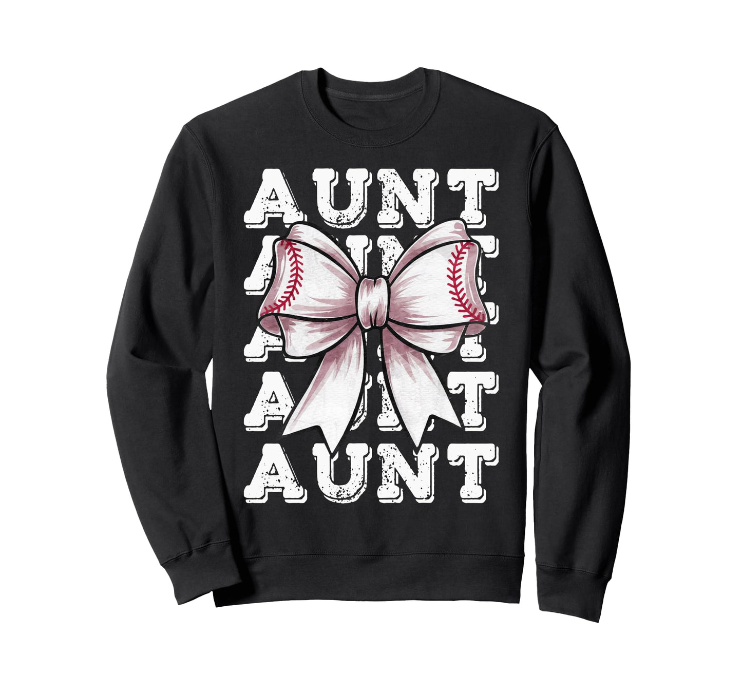 Coquette Baseball Aunt Matching Sweatshirt - Casual Everyday Wear Unisex - T-Shirt, Sweatshirt, Hoodie