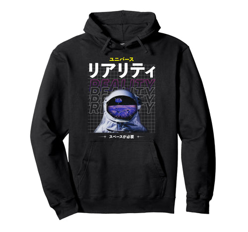 Astronaut Reality Aesthetic Edgy Hoodie - Casual Everyday Wear Men Women - T-Shirt, Sweatshirt, Hoodie