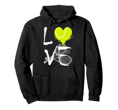 Tennis Love Tennis Mom Game Day Gift Hoodie - Novelty Apparel for Adults - T-Shirt, Sweatshirt, Hoodie