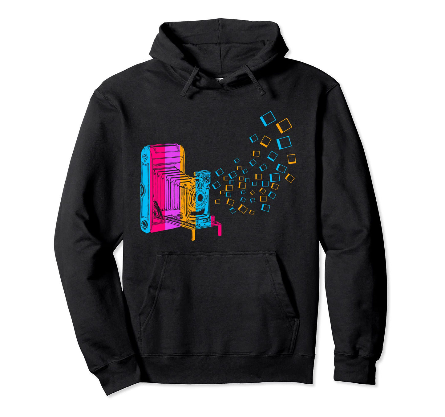 Camera Picture Lens Photographer Picture Hoodie - Aesthetic Graphic Unisex - T-Shirt, Sweatshirt, Hoodie