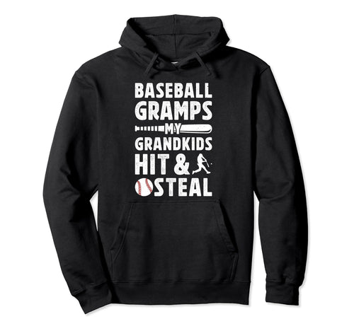 Baseball Gramps Grandpa Funny Gramps Hoodie - Minimalist Print for Adults - T-Shirt, Sweatshirt, Hoodie