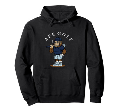 Ape Golf Aesthetic Edgy Streetwear Hoodie - Unique Graphic Men Women - T-Shirt, Sweatshirt, Hoodie