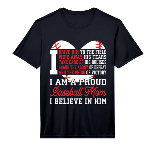 Baseball Mom Performance T-Shirt - Unique Graphic for Adults - T-Shirt, Sweatshirt, Hoodie